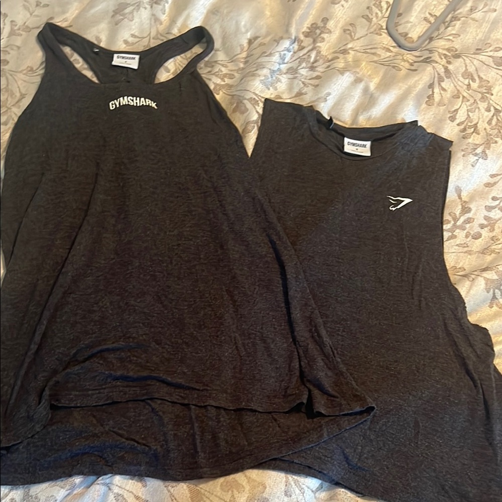Gymshark Charcoal Tank Duo